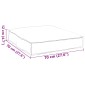 vidaXL Μαξιλάρι Φύλλο Σχέδιο Φύλλου 70 x 70 x 12 cm Ύφασμα Όξφορντ