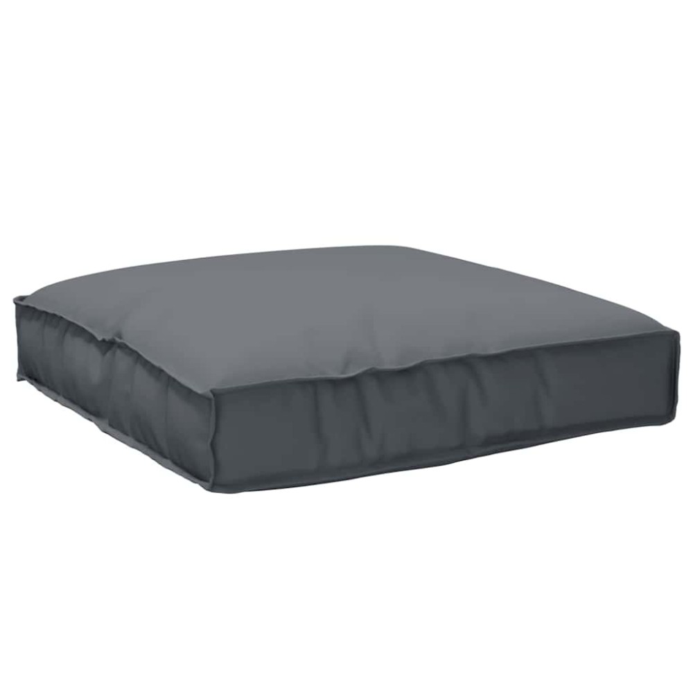 vidaXL Μαξιλάρι Ανθρακί 80 x 80 x 12 cm Ύφασμα Όξφορντ