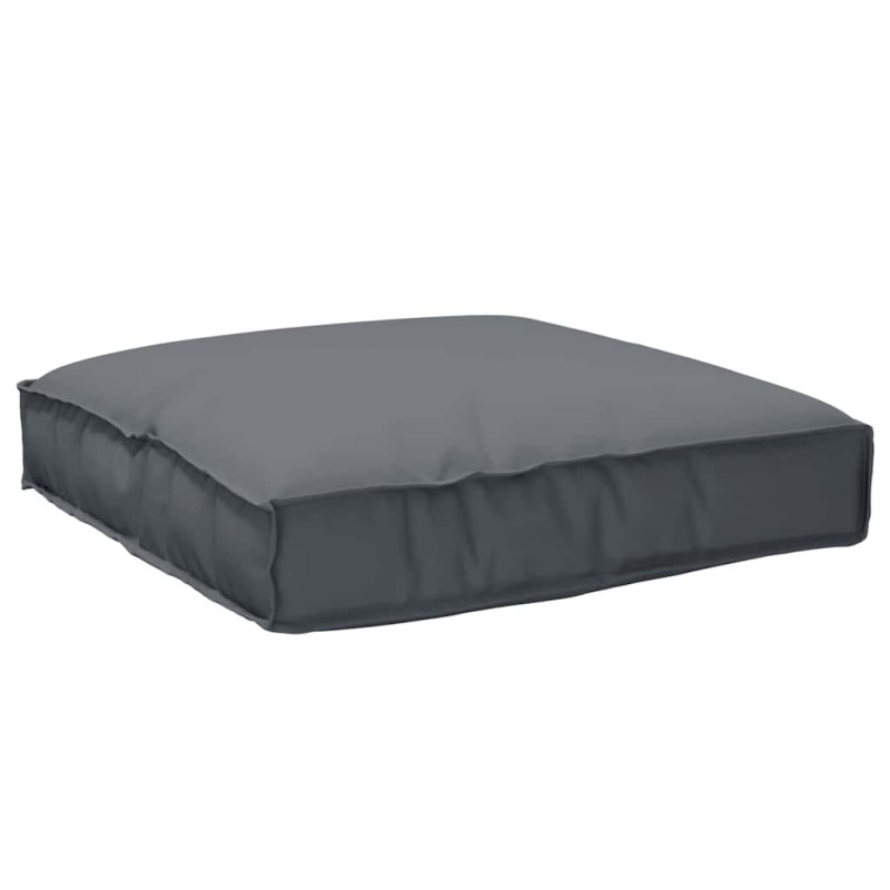 vidaXL Μαξιλάρι Ανθρακί 80 x 80 x 12 cm Ύφασμα Όξφορντ