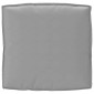 vidaXL Μαξιλάρι Γκρι 80 x 80 x 12 cm Ύφασμα Όξφορντ
