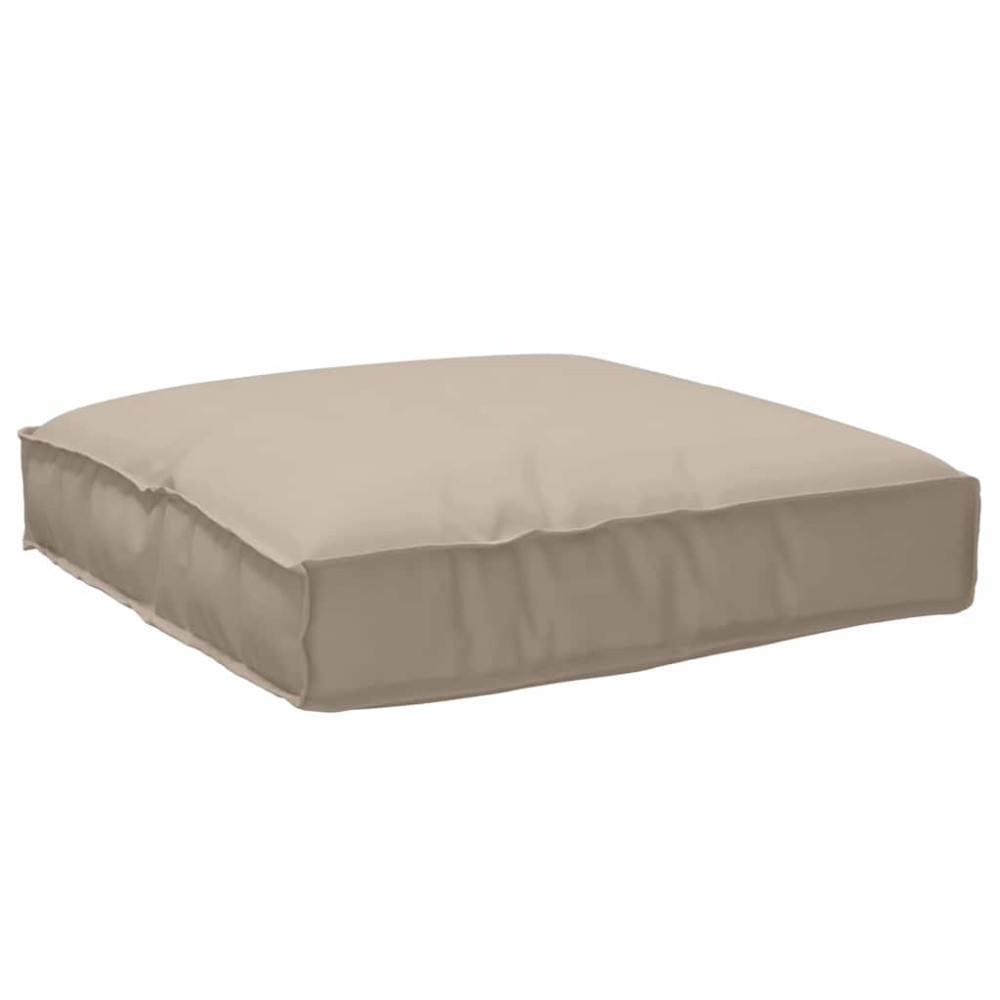 vidaXL Μαξιλάρι Ύφασμα Όξφορντ Taupe 80 x 80 x 12 cm