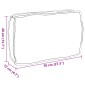 vidaXL Μαξιλάρι Ανθρακί 70 x 40 x 12 cm Ύφασμα Όξφορντ