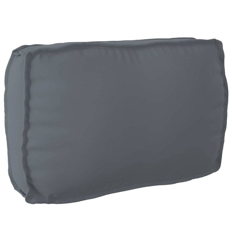 vidaXL Μαξιλάρι Ανθρακί 70 x 40 x 12 cm Ύφασμα Όξφορντ