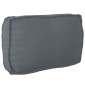 vidaXL Μαξιλάρι Ανθρακί 70 x 40 x 12 cm Ύφασμα Όξφορντ