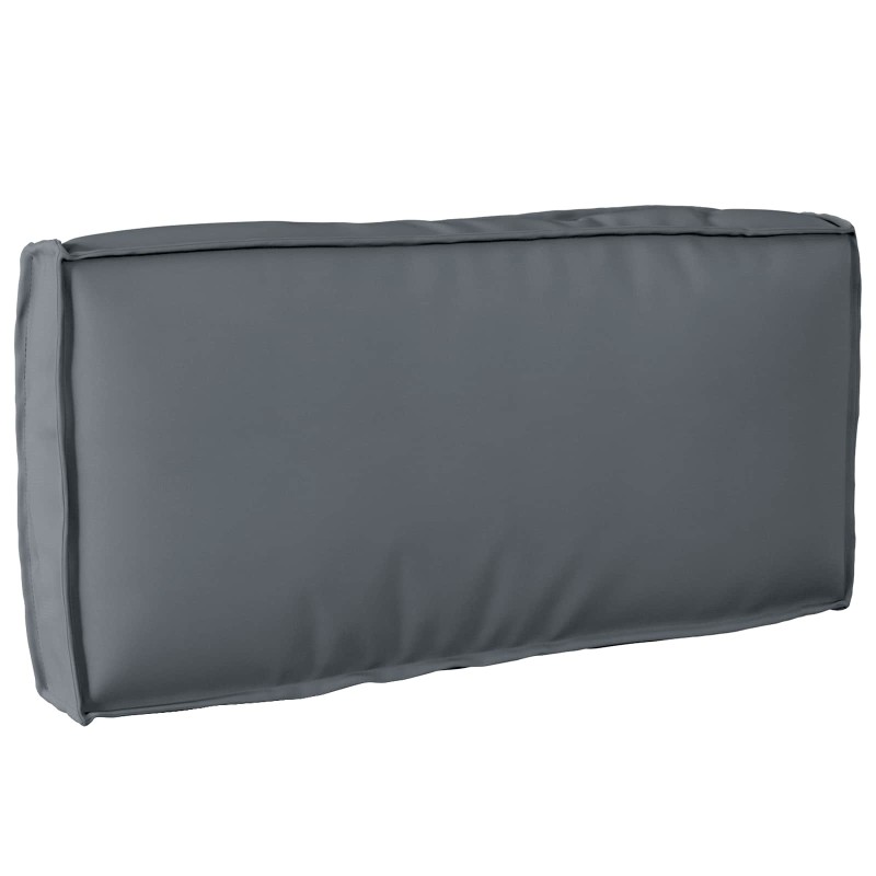 vidaXL Μαξιλάρι Ανθρακί 80 x 40 x 12 cm Ύφασμα Όξφορντ