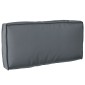vidaXL Μαξιλάρι Ανθρακί 80 x 40 x 12 cm Ύφασμα Όξφορντ