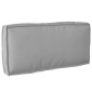 vidaXL Μαξιλάρι Γκρι 80 x 40 x 12 cm Ύφασμα Όξφορντ