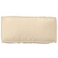 vidaXL Μαξιλάρι Μπεζ 80 x 40 x 12 cm Ύφασμα Όξφορντ