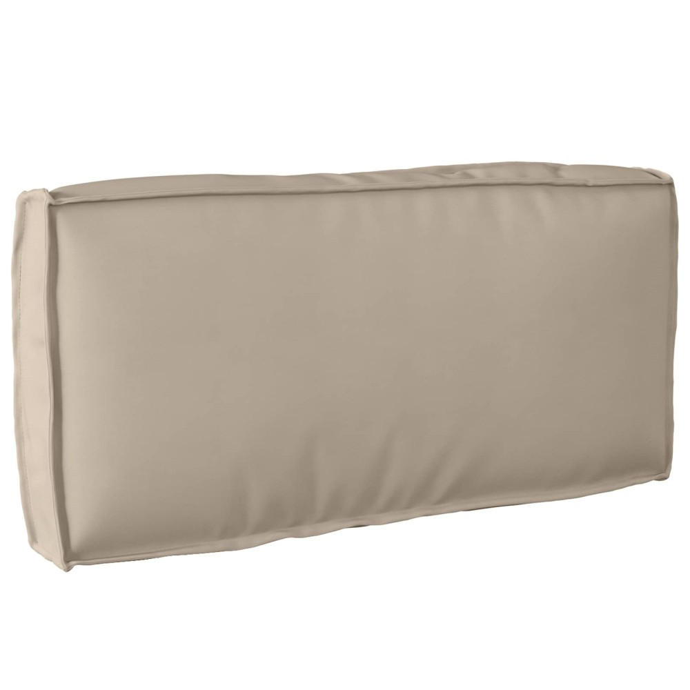 vidaXL Μαξιλάρι Ύφασμα Όξφορντ Taupe 80 x 40 x 12 cm