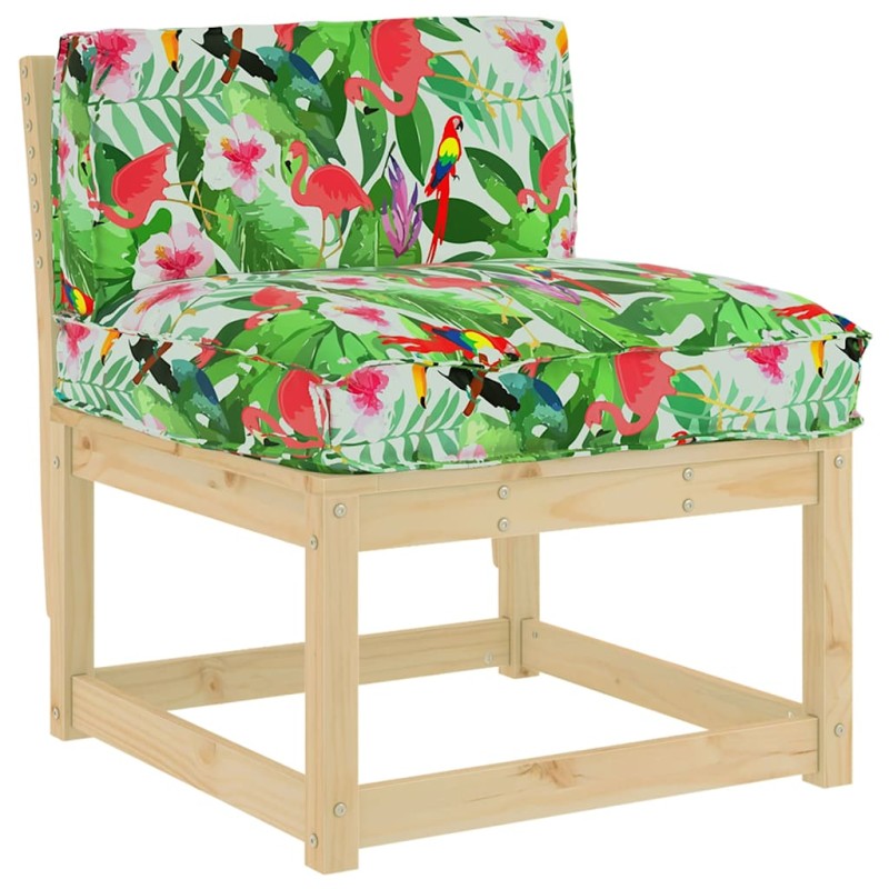 vidaXL Μαξιλάρι Floral Πολύχρωμο 80 x 40 x 12 cm Ύφασμα Όξφορντ