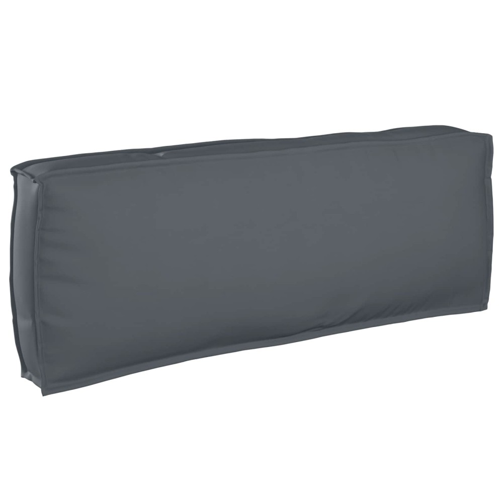 vidaXL Μαξιλάρι Ύφασμα Όξφορντ Ανθρακί 120 x 40 x 12 cm