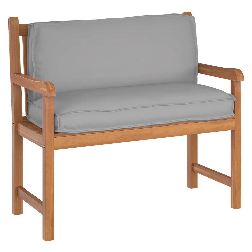 vidaXL Μαξιλάρι Γκρι 120 x 40 x 12 cm Ύφασμα Όξφορντ