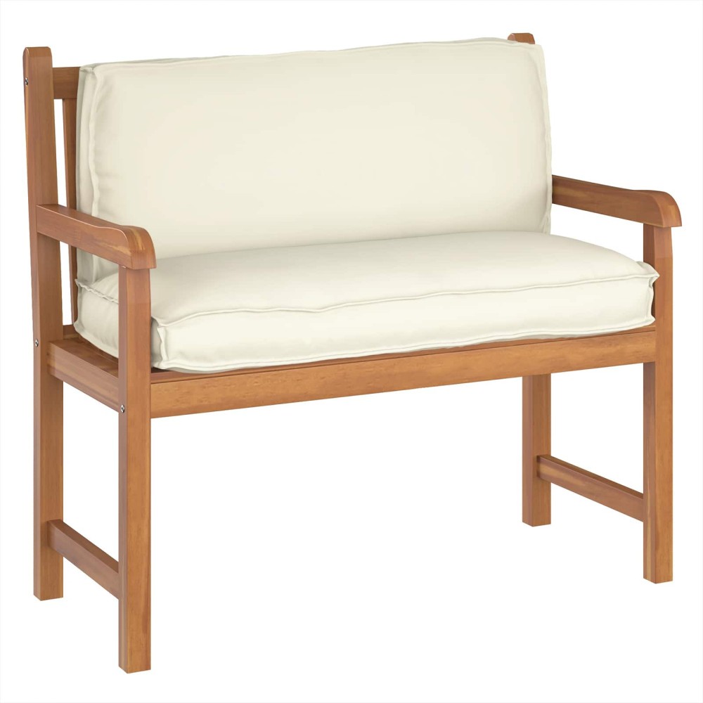 vidaXL Μαξιλάρι Ύφασμα Όξφορντ Κρεμ 120 x 40 x 12 cm