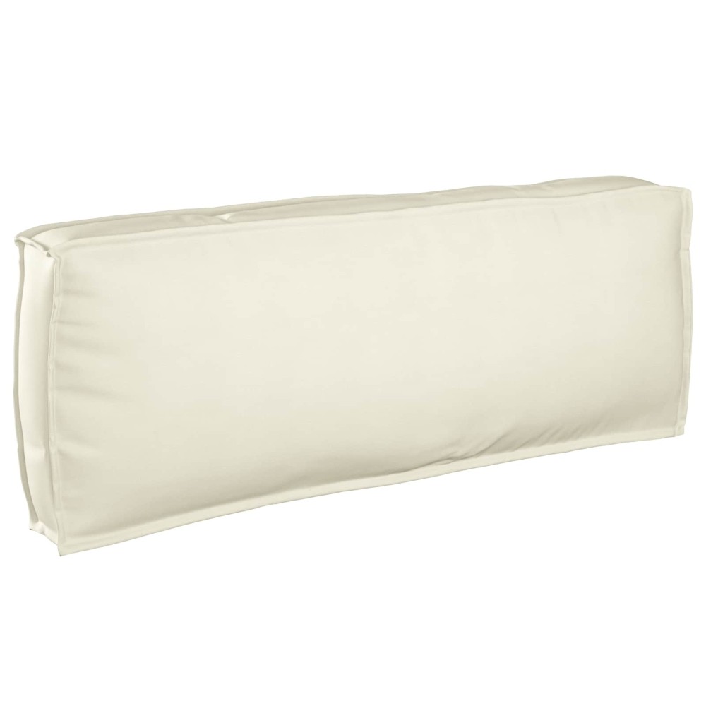 vidaXL Μαξιλάρι Ύφασμα Όξφορντ Κρεμ 120 x 40 x 12 cm