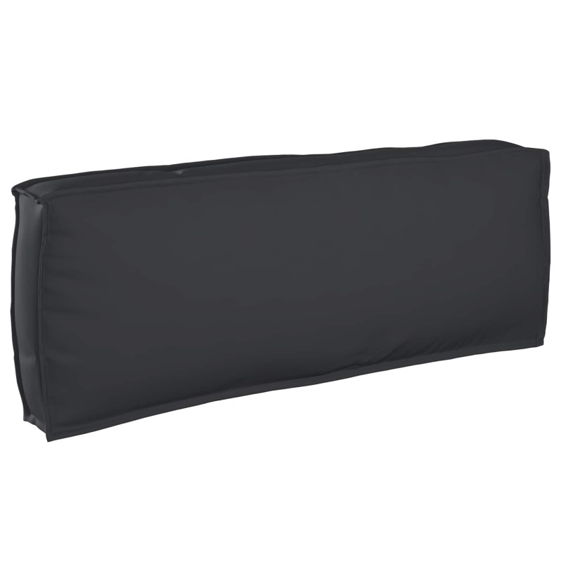 vidaXL Μαξιλάρι Μαύρο 120 x 40 x 12 cm Ύφασμα Όξφορντ