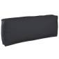 vidaXL Μαξιλάρι Μαύρο 120 x 40 x 12 cm Ύφασμα Όξφορντ