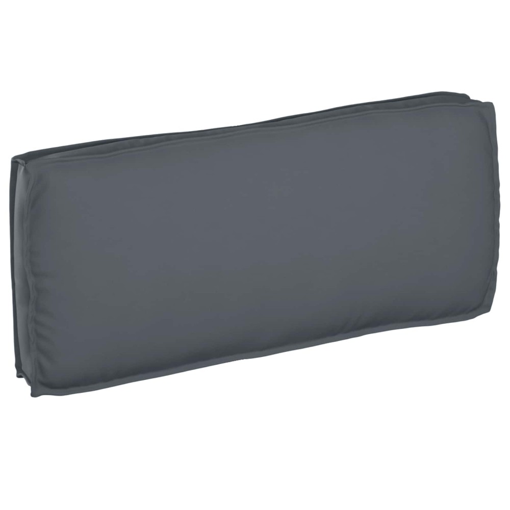 vidaXL Μαξιλάρι Ύφασμα Όξφορντ Ανθρακί 120 x 50 x 12 εκ.