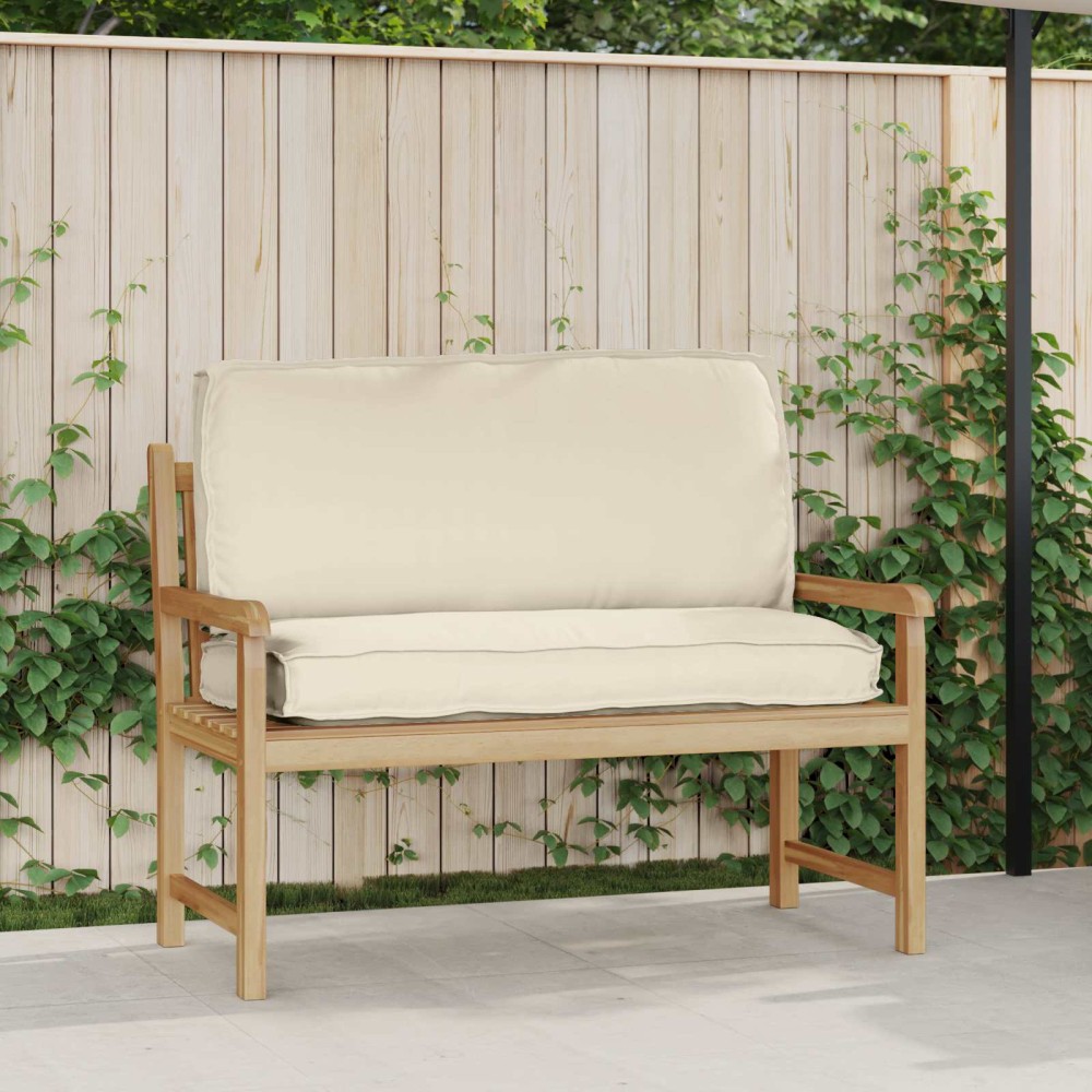 vidaXL Μαξιλάρι Ύφασμα Όξφορντ Κρεμ 120 x 50 x 12 εκ.