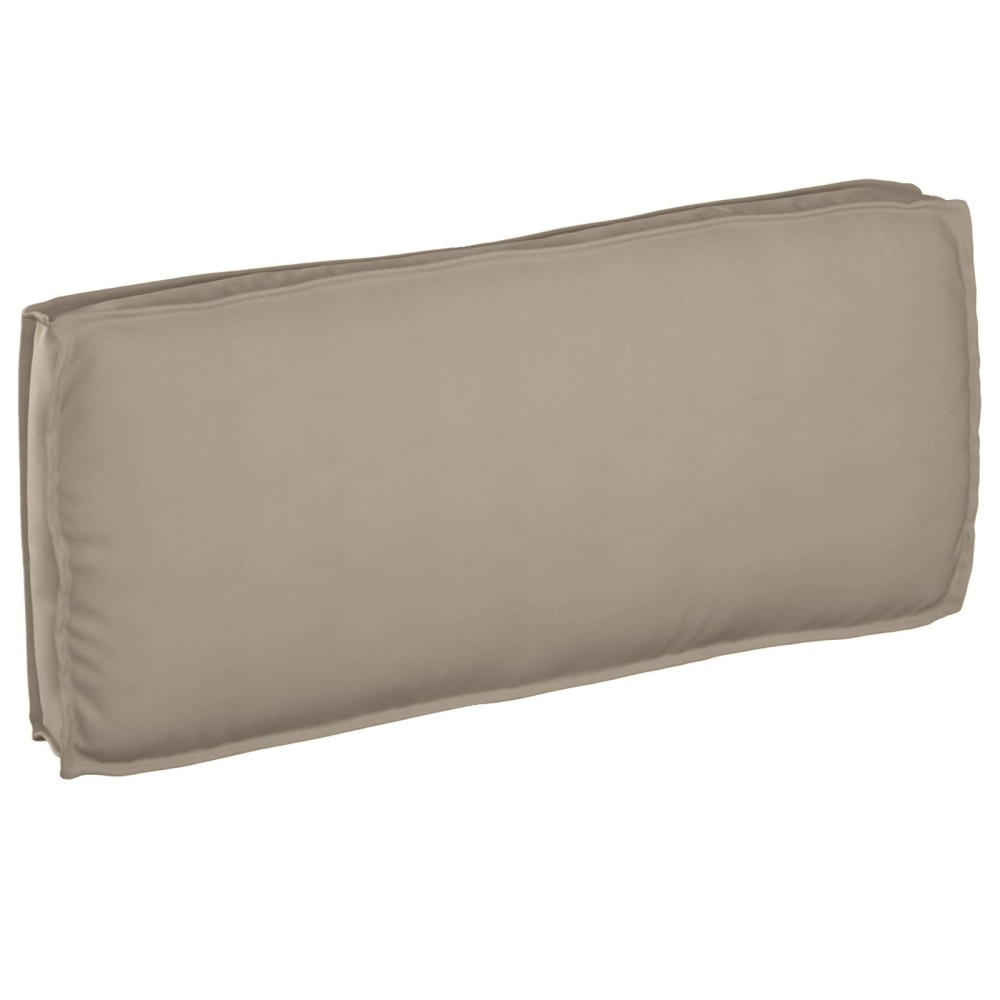 vidaXL Μαξιλάρι Ύφασμα Όξφορντ Taupe 120 x 50 x 12 εκ.