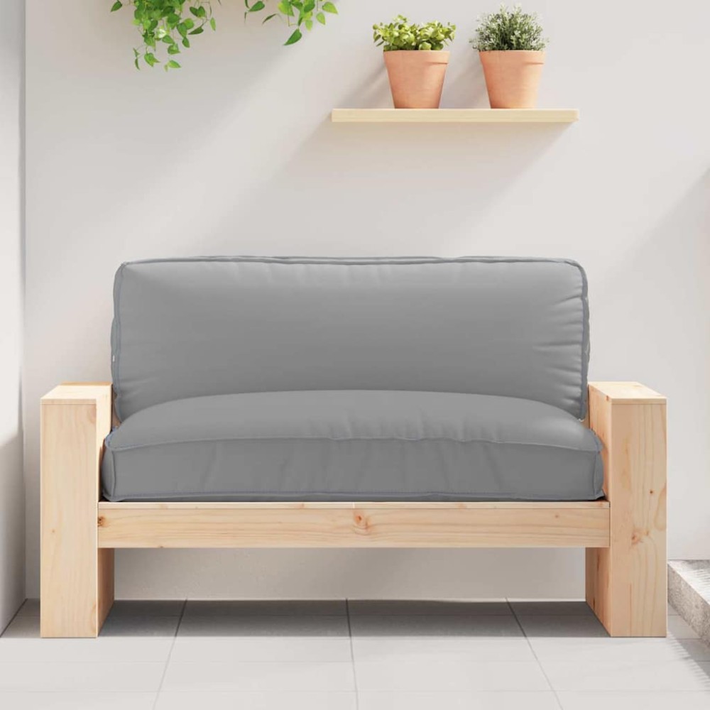 vidaXL Μαξιλάρι Γκρι 120 x 80 x 12 cm Ύφασμα Όξφορντ