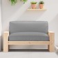 vidaXL Μαξιλάρι Γκρι 120 x 80 x 12 cm Ύφασμα Όξφορντ