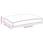 vidaXL Μαξιλάρι Μαύρο 120 x 80 x 12 cm Ύφασμα Όξφορντ