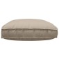 vidaXL Μαξιλάρι Taupe 120 x 80 x 12 cm Ύφασμα Όξφορντ