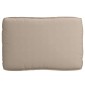 vidaXL Μαξιλάρι Taupe 120 x 80 x 12 cm Ύφασμα Όξφορντ