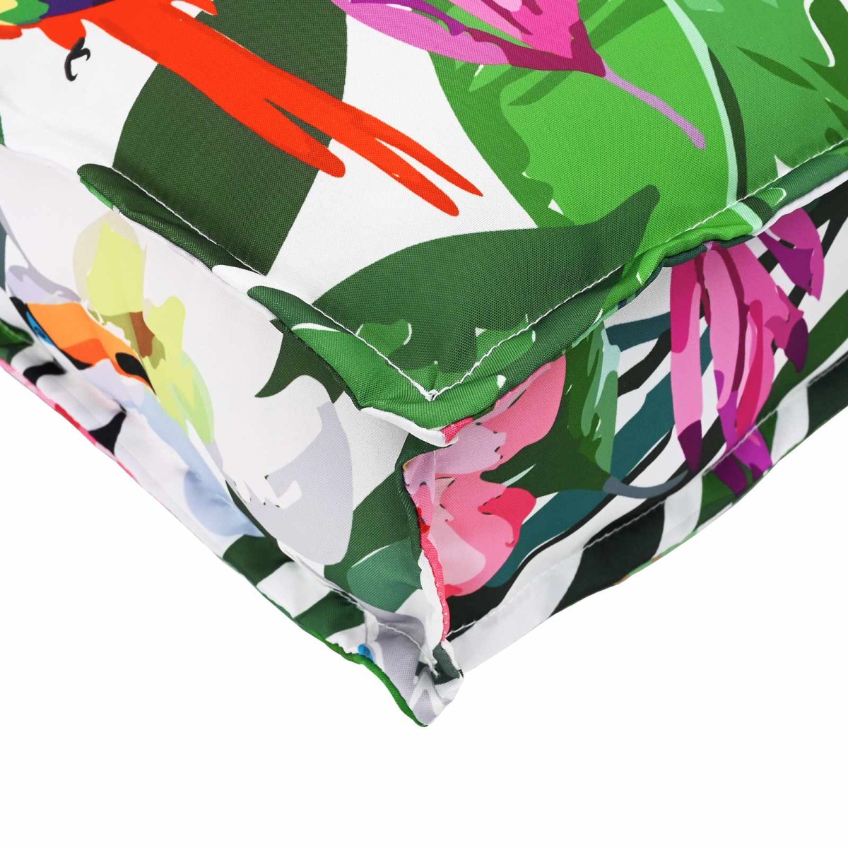 vidaXL Μαξιλάρι Floral Πολύχρωμο 120 x 80 x 12 cm Ύφασμα Όξφορντ