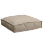 vidaXL Μαξιλάρι 2 τμχ. Ύφασμα Όξφορντ Taupe 40 x 40 x 8 εκ.