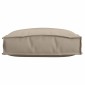 vidaXL Μαξιλάρι 2 τμχ. Ύφασμα Όξφορντ Taupe 40 x 40 x 8 εκ.