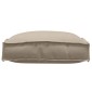 vidaXL Μαξιλάρι 2 τμχ. Ύφασμα Όξφορντ Taupe 40 x 40 x 8 εκ.