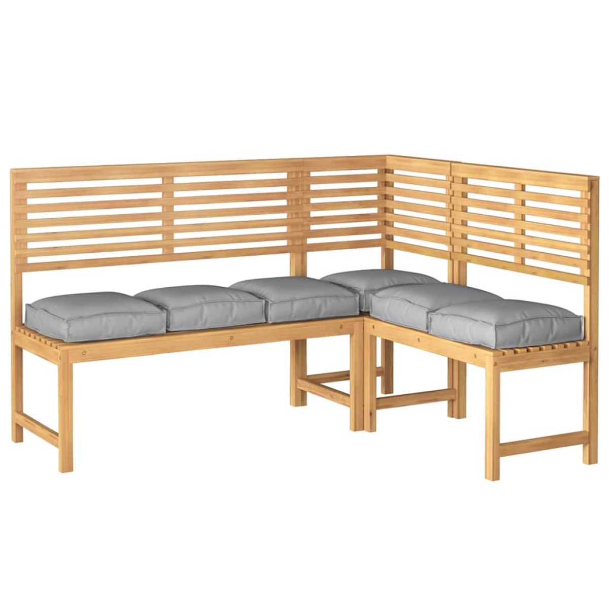 vidaXL Μαξιλάρι 6 τμχ. Ύφασμα Όξφορντ Γκρι 40 x 40 x 8 εκ.