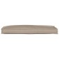 vidaXL Μαξιλάρι Taupe 110 x 40 x 8 εκ Ύφασμα Όξφορντ