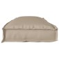 vidaXL Μαξιλάρι Taupe 110 x 40 x 8 εκ Ύφασμα Όξφορντ