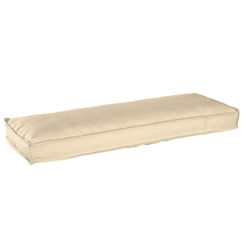 vidaXL Μαξιλάρι Μπεζ 120 x 40 x 8 εκ Ύφασμα Όξφορντ
