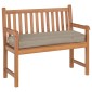 vidaXL Μαξιλάρι Taupe 120 x 40 x 8 εκ Ύφασμα Όξφορντ