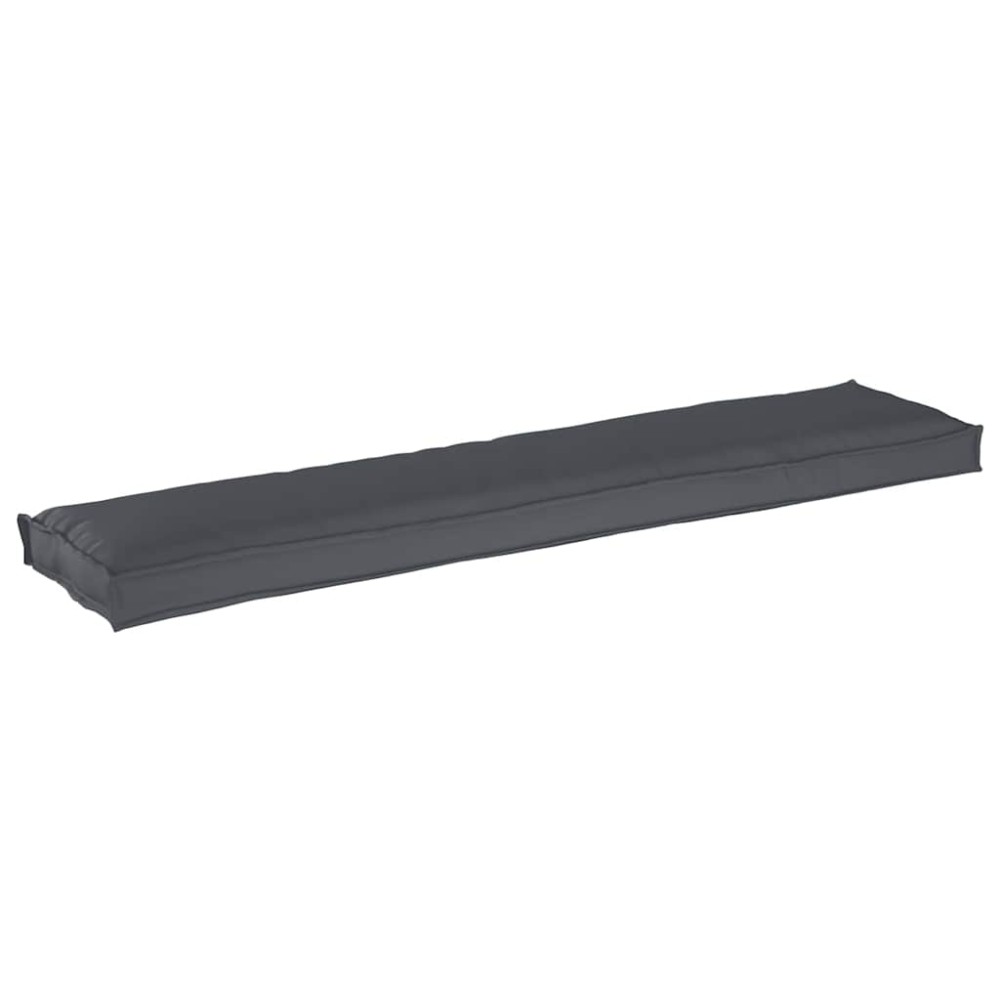 vidaXL Μαξιλάρι παλέτας Ανθρακί 180 x 40 x 8 εκ. Ύφασμα Όξφορντ