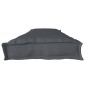 vidaXL Μαξιλάρι παλέτας Ανθρακί 180 x 40 x 8 εκ. Ύφασμα Όξφορντ