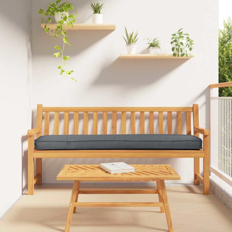 vidaXL Μαξιλάρι παλέτας Ανθρακί 180 x 40 x 8 εκ. Ύφασμα Όξφορντ