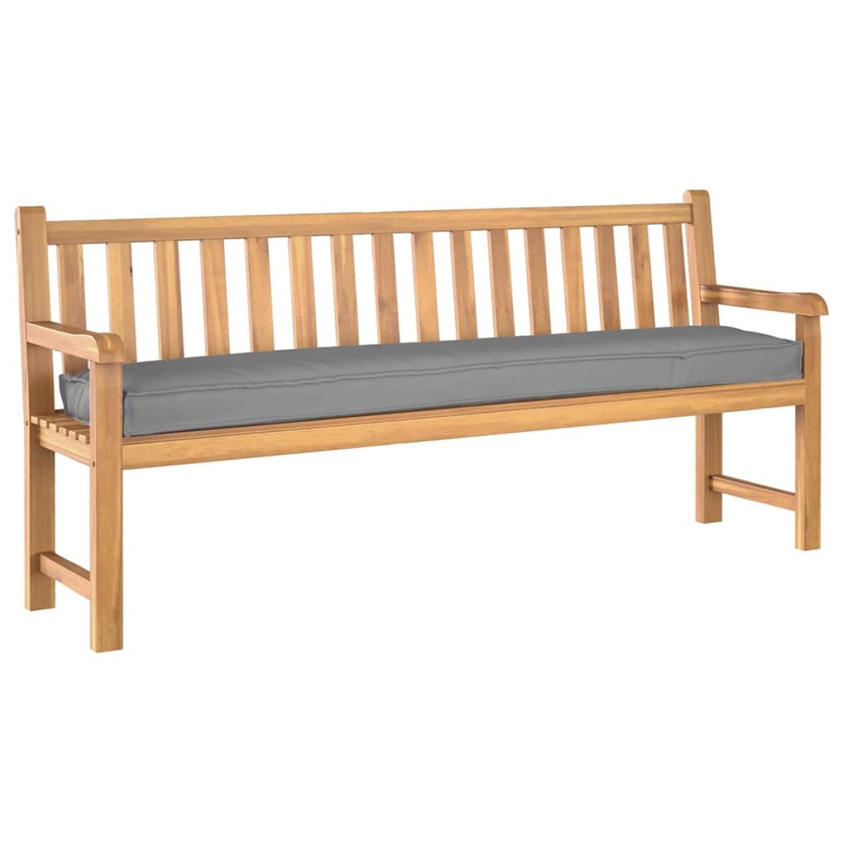 vidaXL Μαξιλάρι παλέτας Γκρι 200 x 40 x 8 εκ. Ύφασμα Οξφόρδης