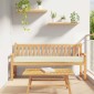 vidaXL Μαξιλάρι παλέτας Κρεμ 200 x 40 x 8 εκ. Ύφασμα Οξφόρδης