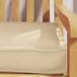 vidaXL Μαξιλάρι παλέτας Μπεζ 200 x 40 x 8 εκ. Ύφασμα Οξφόρδης