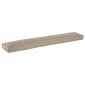 vidaXL Μαξιλάρι παλέτας Taupe 200 x 40 x 8 εκ. Ύφασμα Οξφόρδης