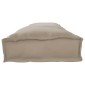 vidaXL Μαξιλάρι παλέτας Taupe 200 x 40 x 8 εκ. Ύφασμα Οξφόρδης
