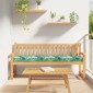vidaXL Μαξιλάρι παλέτας Σχέδιο Φύλλου 200 x 40 x 8 εκ. Ύφασμα Οξφόρδης