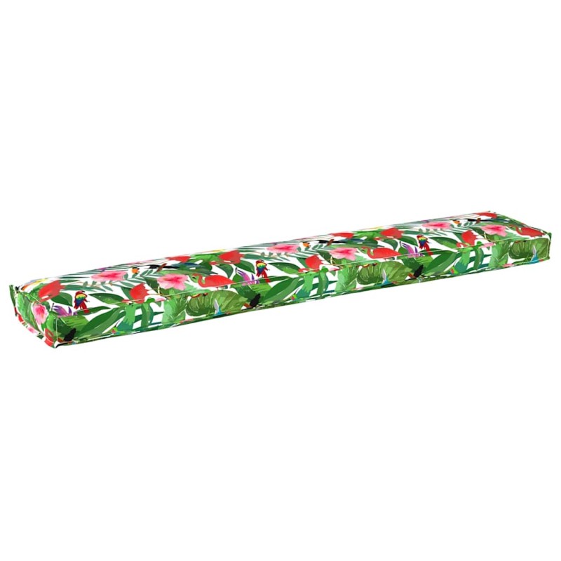 vidaXL Μαξιλάρι παλέτας Floral Τροπική Ζούγκλα 200 x 40 x 8 εκ.