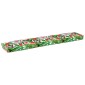 vidaXL Μαξιλάρι παλέτας Floral Τροπική Ζούγκλα 200 x 40 x 8 εκ.