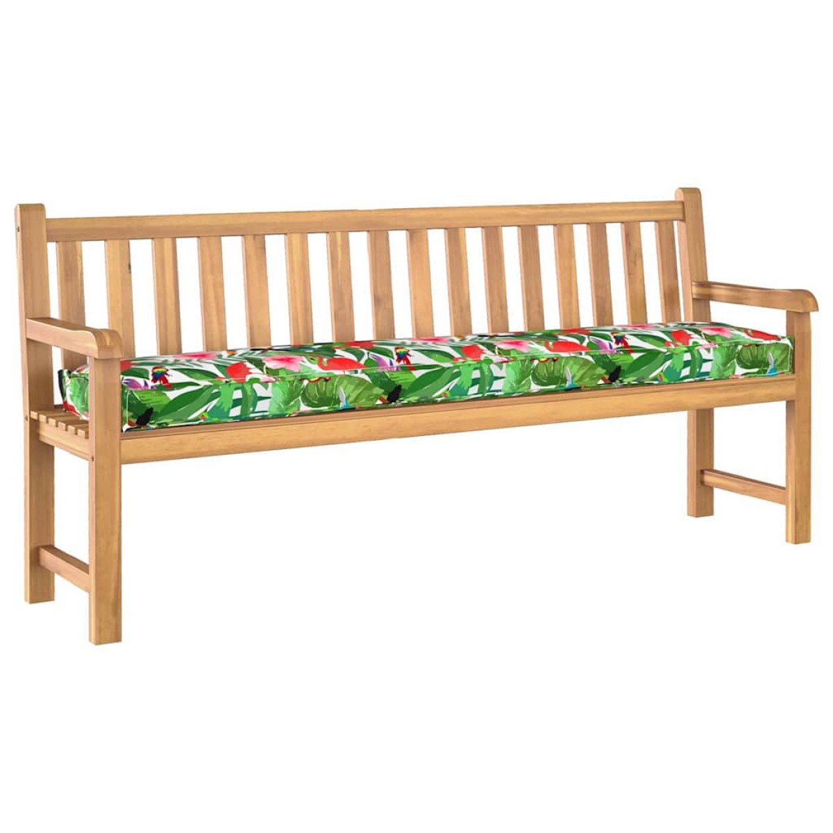 vidaXL Μαξιλάρι παλέτας Floral Τροπική Ζούγκλα 200 x 40 x 8 εκ.