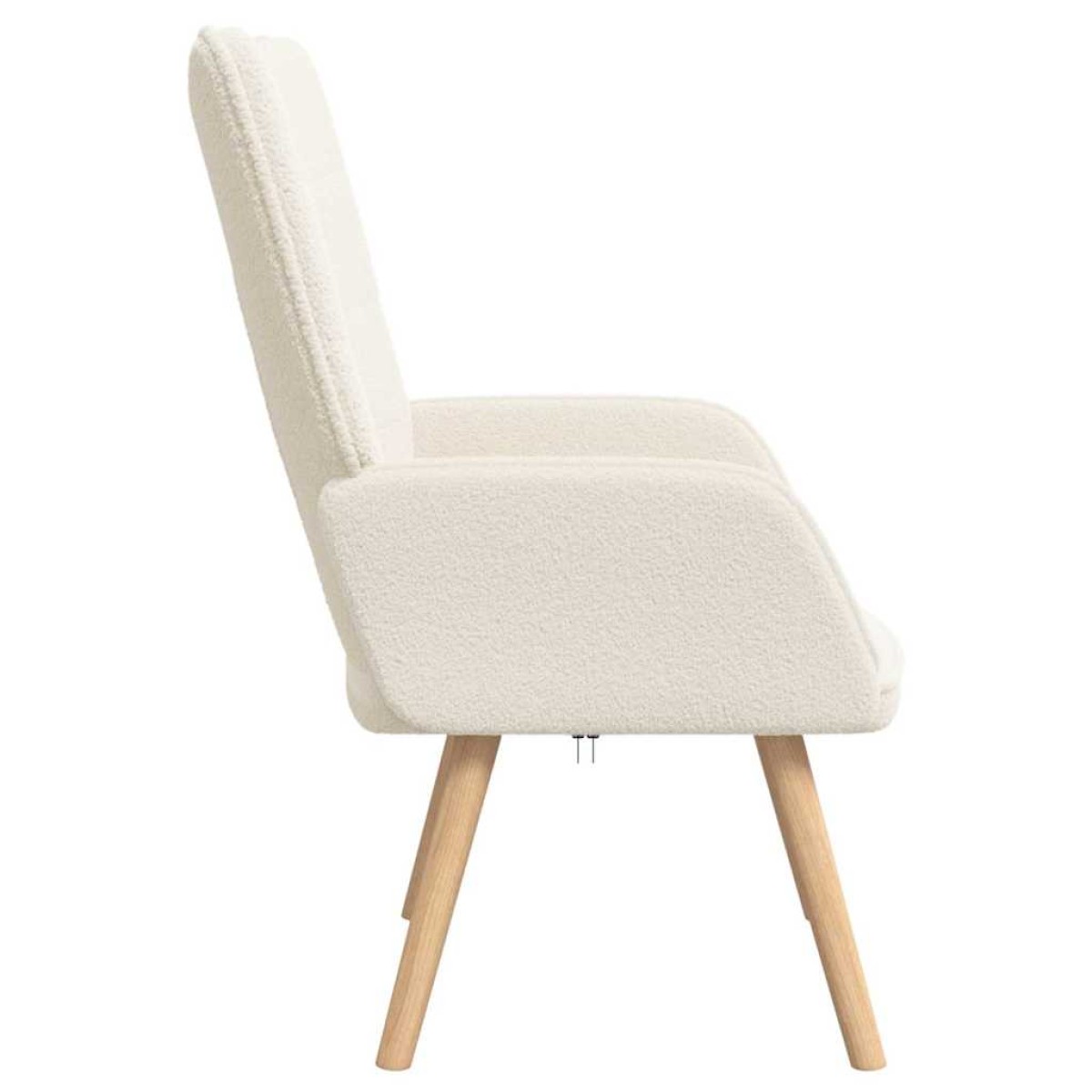 vidaXL Πολυθρόνα Κρεμ 62 x 67 x 95,5 εκ Υφάσματος Sherpa